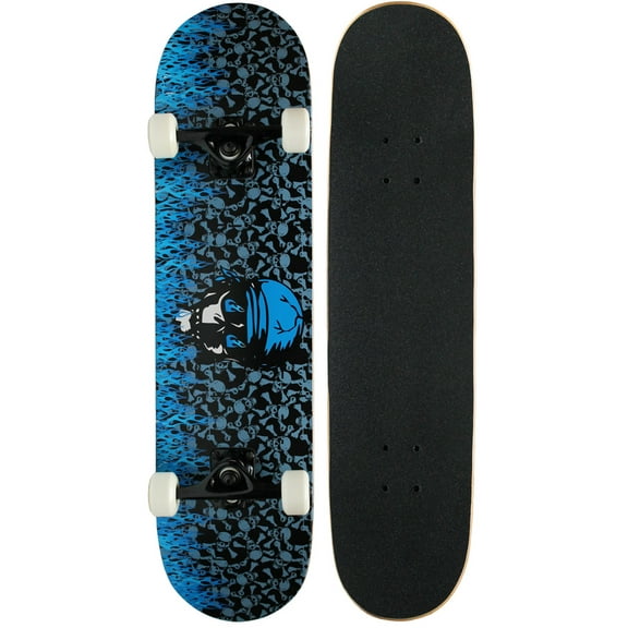 KPC Pro Skateboard Blue Flame 7.75"