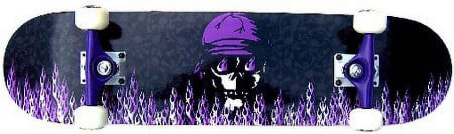 KPC Pro Skateboard Purple Flame 7.75"