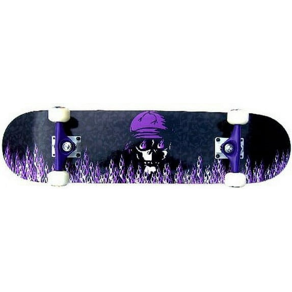 KPC Pro Skateboard Purple Flame 7.75"