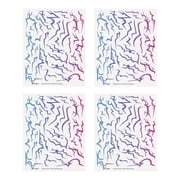 KPop Demon Hunters 4 Count Multicolor Temporary Tattoos