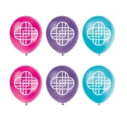 KPop Demon Hunters 8 Count 12IN Multicolor Latex Balloons