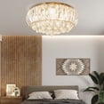 thumbnail image 1 of KPIBEST 12-Lights Gold Crystal Flush Mount Chandelier Light Fixture K9 Crystals Modern Ceiling Lights Elegant Pendant Lamp Dia 31.5 inch, 1 of 6
