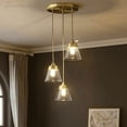 thumbnail image 1 of KPIBEST 3 Light Gold Pendant Lighting Modern Pendant Light, Adjustable Pendant Light Fixture for Kitchen Island Dinning Room Bedroom, 1 of 11