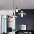 thumbnail image 1 of KPIBEST 3 Light Industrial Pendant Lights, Vintage Hanging Light Over Table E26 Base Adjustable Height, 1 of 9