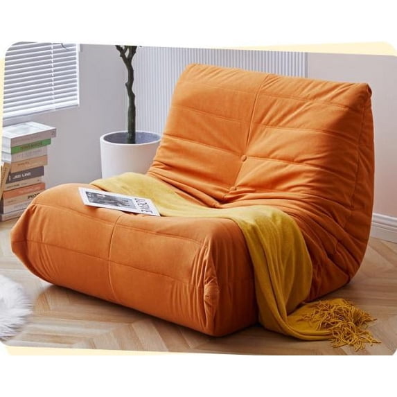 KPIBEST Orange Bean Bag Chair - Microfiber