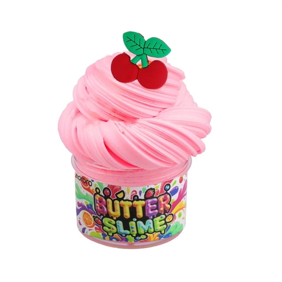 KPIMOR Slim Diy Slime Supplies,Slime Aromatherapy Pressure Slime Toys,Butter Slime Gifts,Pink