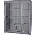 thumbnail image 2 of Portable Fabric Wardrobe Clothes Rack With Shelves - Free Standing Closet Organizer 2 of 4