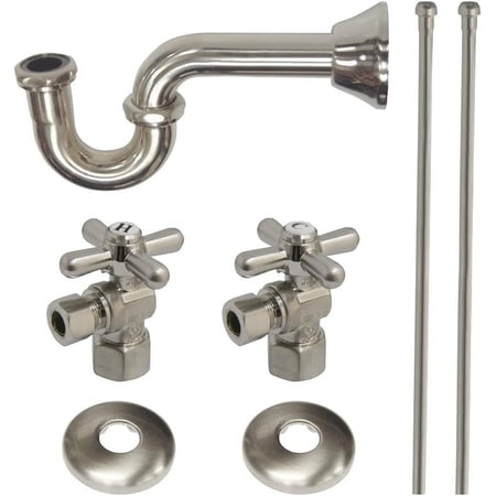 KPK108P Trimscape Plumbing Supply Kit Combo, Brushed