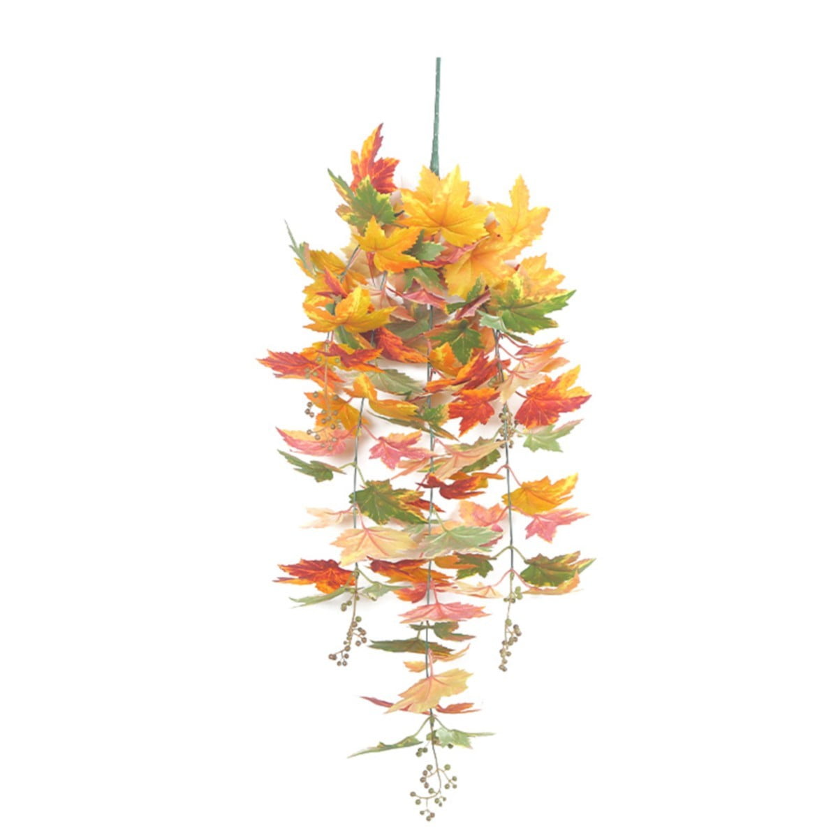 KPLFUBK Artificial Flower Bouquet Artificial Maple Leaf Garland Silk