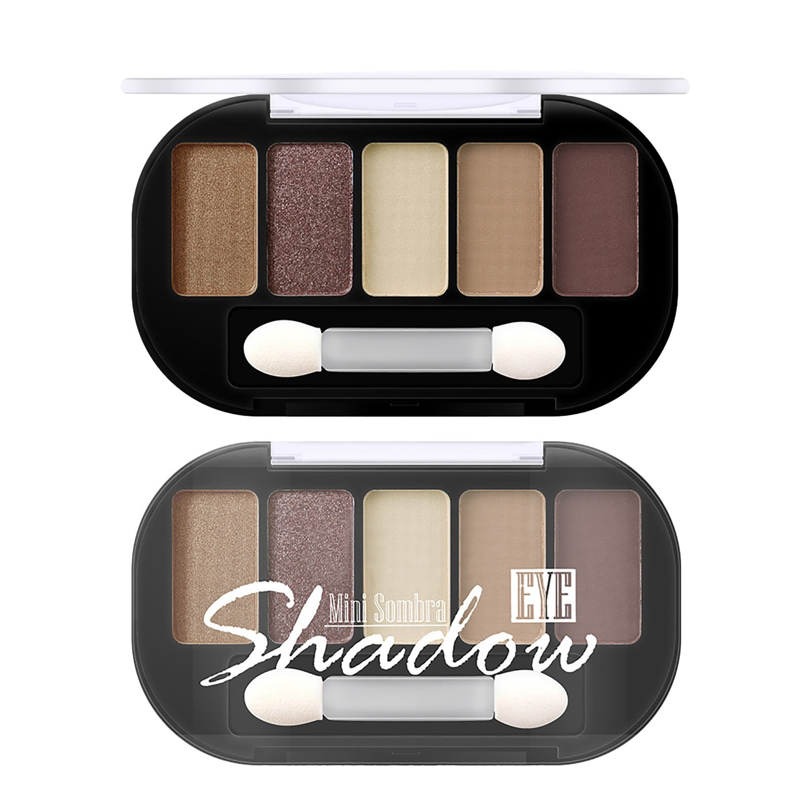 KPLFUBK Eyeshadow Palettes 5 Mattes Neutral Shades Blendable Long Lasting Volume Natural