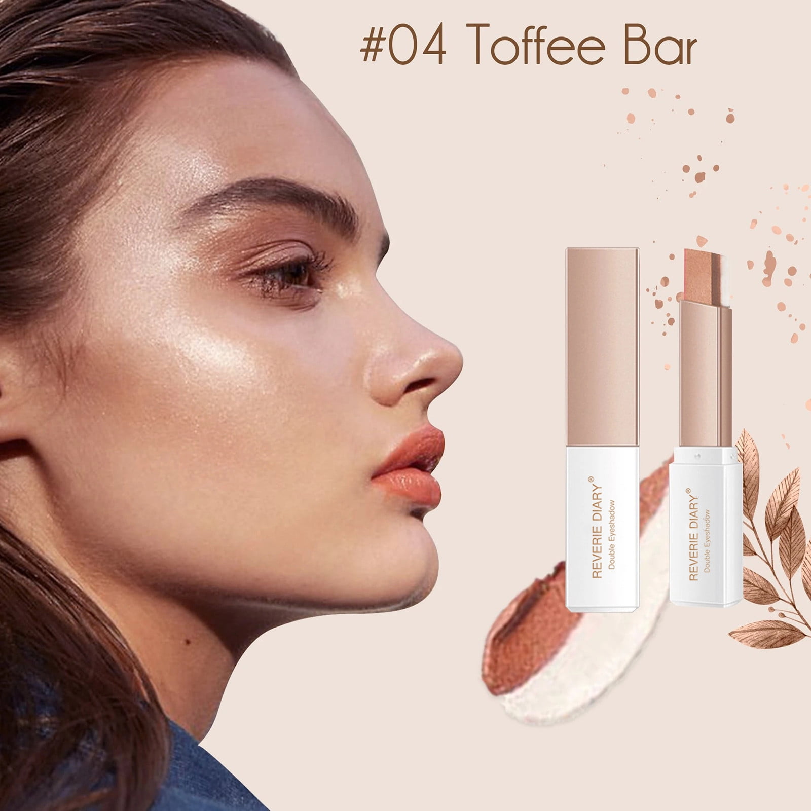 KPLFUBK GLAMOROUZ Gradient Eyeshadow Stick Gradient Twocolors Eye Shadow Stick Matte Eyeshadow