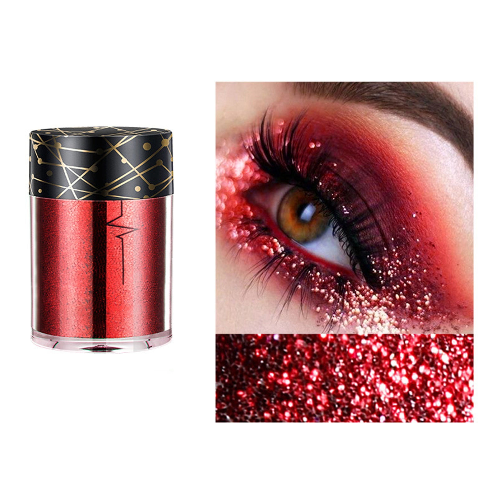 50pc HALLOWEEN Lot MakeUp Glitter Eye Shadow good Palette Mermaid Steam Punk Eyelash