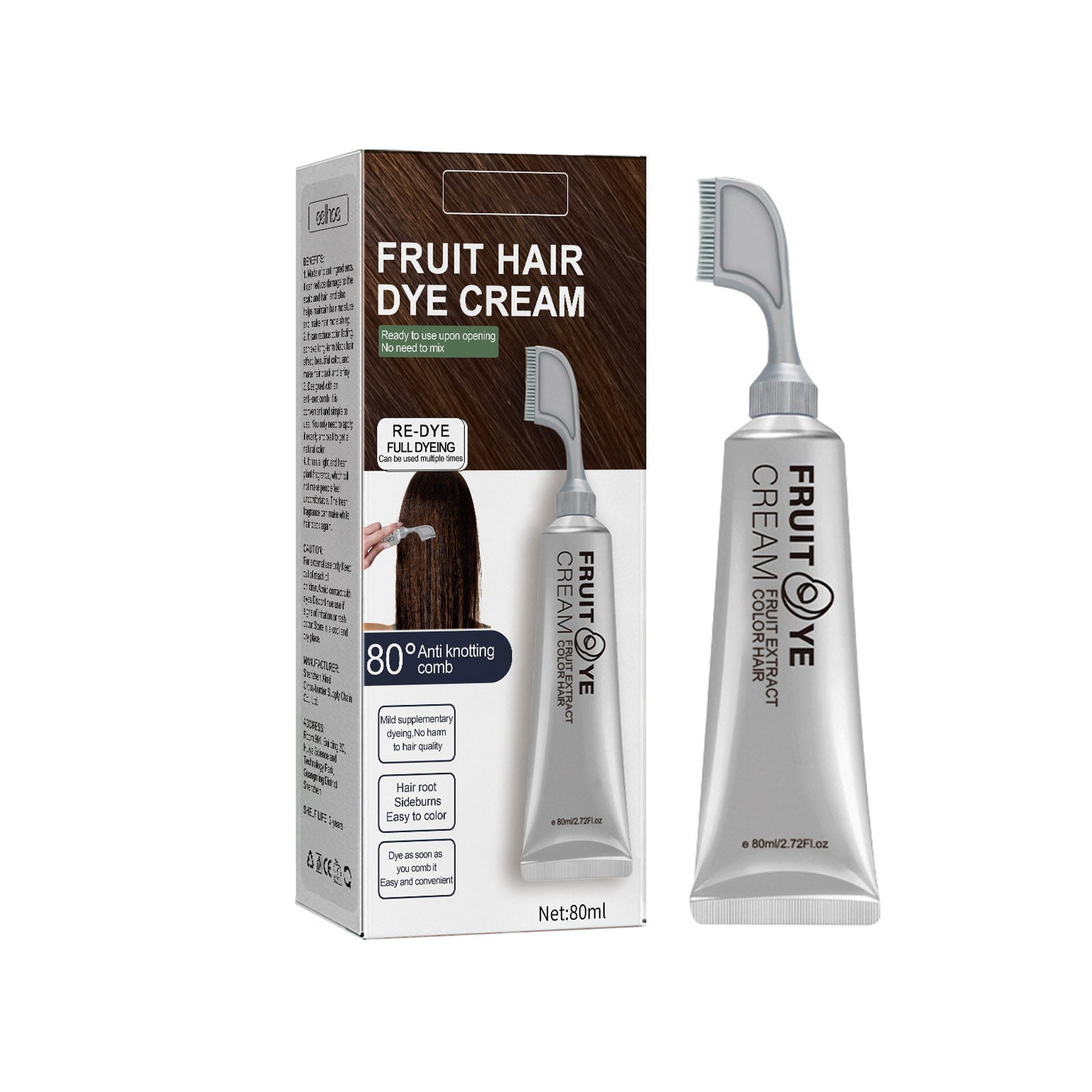 KPLFUBK Natural Fruit Hair Color Easy and Long Lasting, Scalp Friendly ...