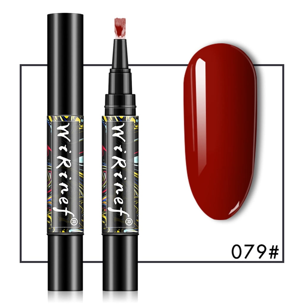 KPLFUBK Newest Long Lasting Painless Gel Nail Varnish Pen Glitter One