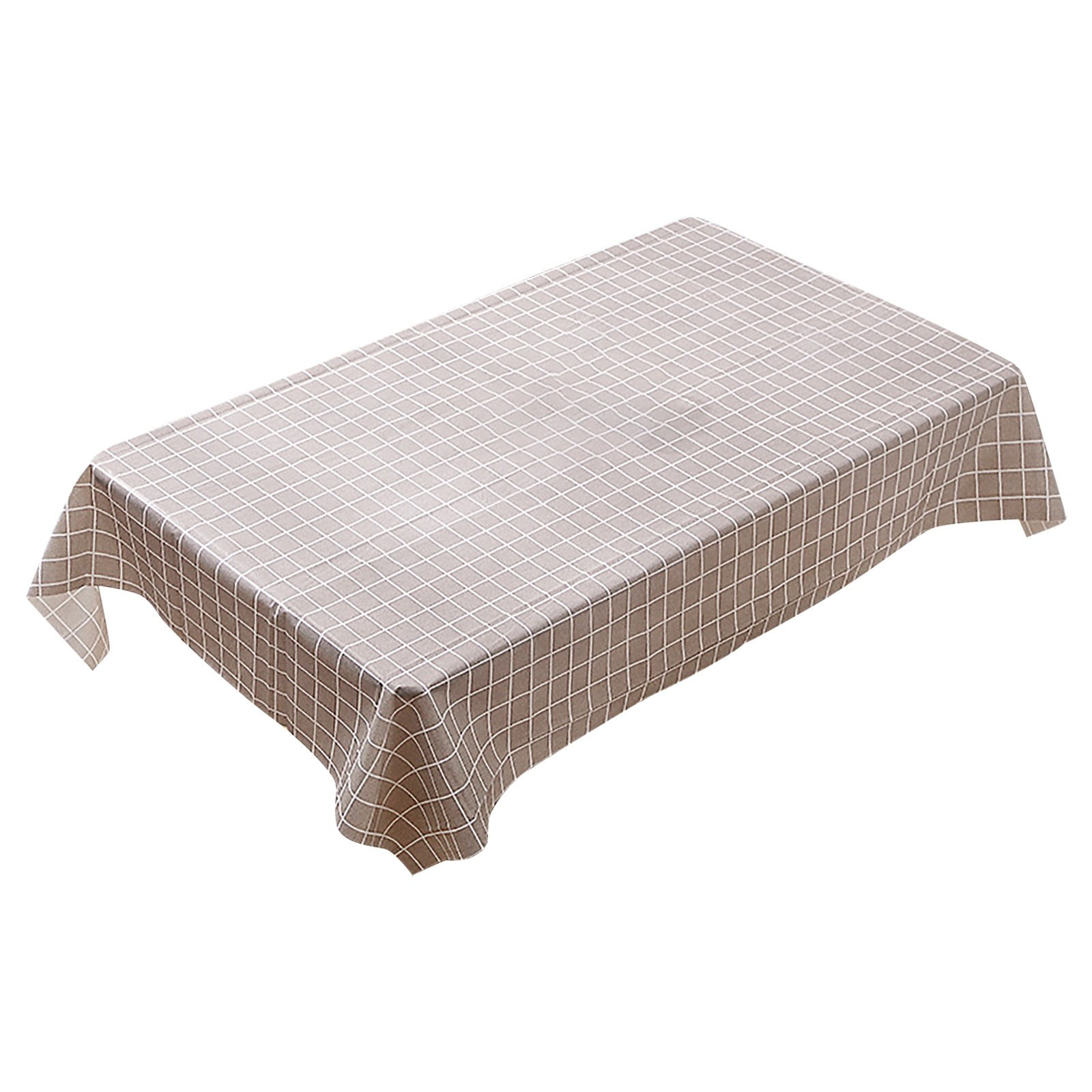 KPLFUBK Tablecloth Plastic Checkered Picnic Tablecloth Red And White Disposable Rectangular