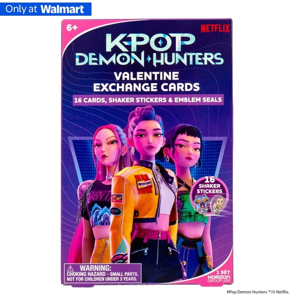 Netflix KPop Demon Hunters™ Valentine's Exchange Cards Set - 16 Card Pack