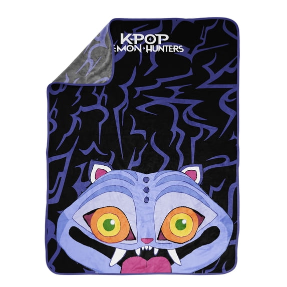 KPOP Demon Hunters Derpy Peaking Silk Touch Throw Blanket, 46x60