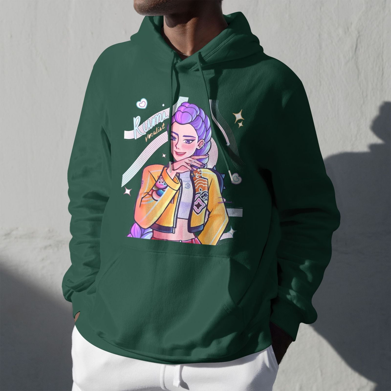 K-Pop Demon Hunters Hoodie - Anime Print Kapuzenpulli Für Mädchen 3-14 Jahre
