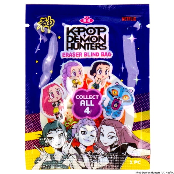 Netflix KPop Demon Hunters Eraser Blind Bag - Chibi Character Collectibles
