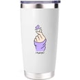 thumbnail image 1 of KPOP Insulated Tumbler- 20 oz Stainless Steel Cup with Lid for Coffee, Juice, Water, & Wine- Wine Tumbler Gift for KPOP Fans (White), 1 of 7