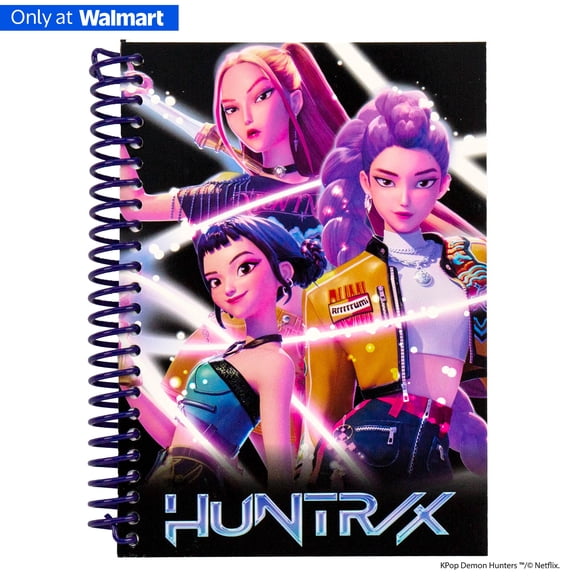 Netflix KPop Demon Hunters Journal Huntr/x Edition – Creativity Lined Pages (Walmart Exclusive)