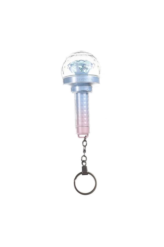 KPOP Lightstick Keychain, Kpop Merch Merchandise Mini Light Stick Pendant for Bag Light Colour and Speed Adjustable Fans Gift Collection