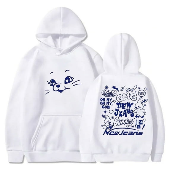 KPOP New Jeans How Sweet Merch Hoodies Cosplay Women Men Fashion Casual Long Sleeve Sweatshirts