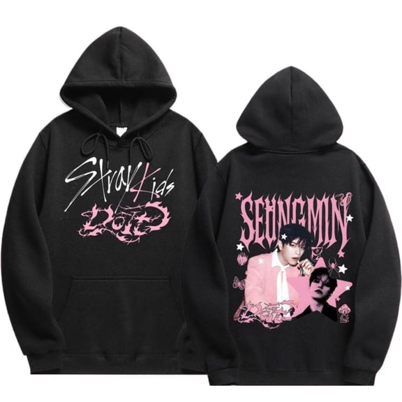 KPOP Stray Kids SKZ Do It Member Print Hoodie – Unisex Graphic Pullover Sweatshirt, Casual Streetwear Gift for STAY Fans Support