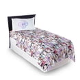 thumbnail image 1 of KPOP Demon Hunters Huntrix Trio Kids 3 Piece Bedding Sheet Set, Multicolor, Twin, 1 of 9
