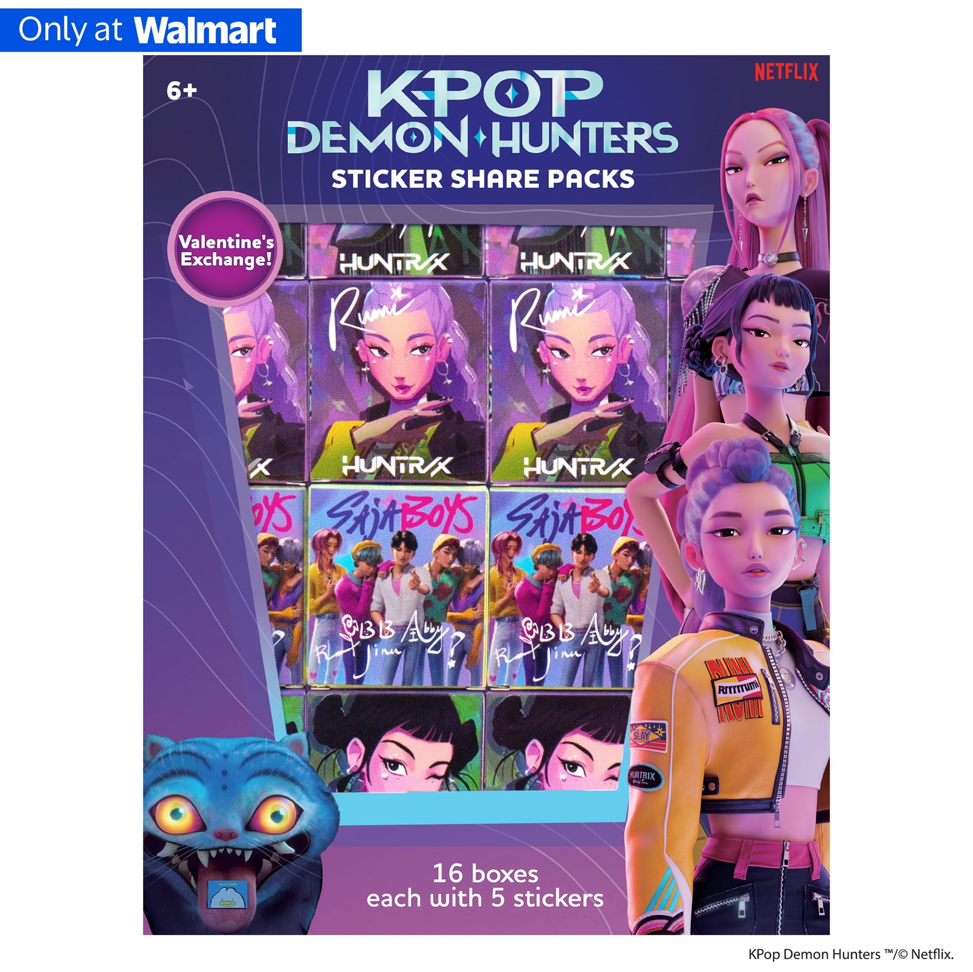 Netflix KPop Demon Hunters™ Sticker Share Packs - Walmart.com