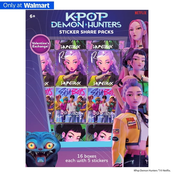 Netflix KPop Demon Hunters Sticker Share Packs (Walmart Exclusive)