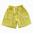 thumbnail image 1 of KPOPLK 3T-12T Boys Athletic Shorts Casual Baseball Shorts Boys Mesh Quick Dry Running Shorts Knee-Length Shorts Size 6-12 Months,Green, 1 of 3