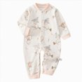 thumbnail image 1 of KPOPLK Baby Boy Girl Onesie Sleeper Toddler Long Sleeve Cute Print Rompers Jumpsuits Sleep and Play Pjs Sleepers Romper Pajamas 0-18 Months Size 12-18 Months, 1 of 7