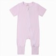 thumbnail image 1 of KPOPLK Baby Boy Girl Romper Knit Striped Solid Long Sleeve One Piece Jumpsuit Clothes(Multicolor,18-24 Months), 1 of 9