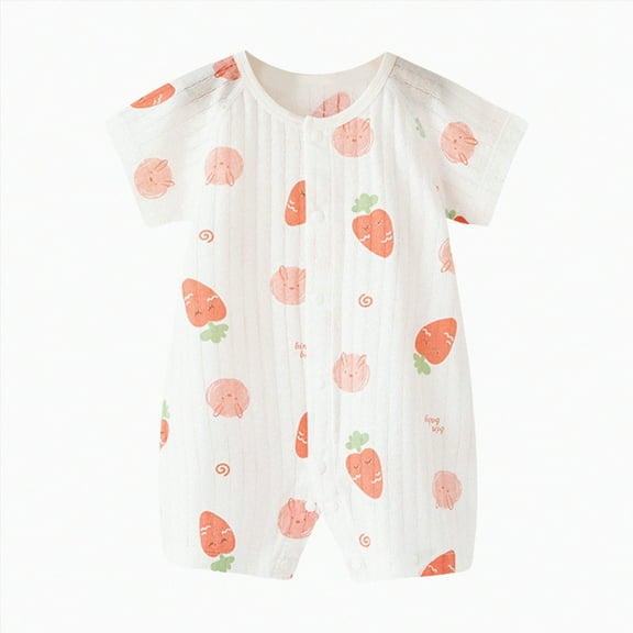 KPOPLK Baby Boy Girl Romper Knit Striped Solid Long Sleeve One Piece Jumpsuit Clothes(Red,12-18 Months)