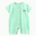 thumbnail image 1 of KPOPLK Baby Boy Romper Baby Long Sleeve Romper Toddler One-Piece Jumpsuit Girls Clothes Set(Green,6-12 Months), 1 of 4