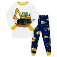 thumbnail image 1 of KPOPLK Baby Boy Sweatsuits Sportswear Toddler Kids Solid Color Outfit Sweatshirt Tops & Pants Clothes Size 3-4 Years,Yellow, 1 of 5