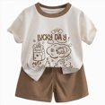 thumbnail image 1 of KPOPLK Baby Boys 6 9 12 18 24 Months Pajama Set Kids Cute Toddler Clothes Pjs Cotton Sleepwear Size 3-4 Years, 1 of 7