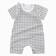 thumbnail image 1 of KPOPLK Baby Boys Clothes Newborn Romper Solid Short Sleeve One Piece Jumpsuit Infant Summer Spring Outfits(12-18 Months,White), 1 of 4