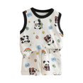 thumbnail image 1 of KPOPLK Baby Boys Pajama Set Kids Cute Toddler 3 6 12 18 24 Months 2T 3T Fit Pjs Cotton Sleepwear Size 6-12 Months, 1 of 4
