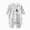 thumbnail image 1 of KPOPLK Baby Boys Clothes Boys Pajamas Baby One-Piece Footless Rompers Pajamas Cotton Pjs for Sleep Play Boys 0 3 6 9 12 18 24 Months Size 0-3 Months, 1 of 5