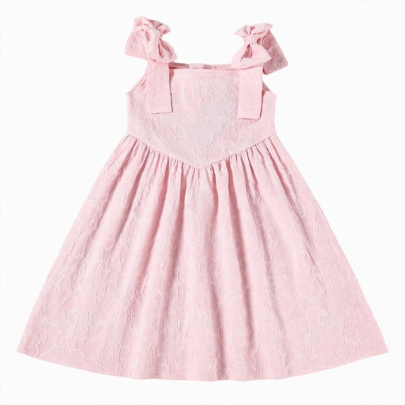 KPOPLK Baby Girl Clothes Cute Spring Summer Sun Dresses Toddler Casual Beach Boho Floral Dress Girls Summer Halter Dresses Outfits(12-18 Months,Red)