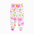 thumbnail image 1 of KPOPLK Baby Girls Sweatpants Straight Leg Elastic Waist Sweatpants for Toddler Girls Cute Print Trackpants 5-14Y Pink Size 3-6 Months, 1 of 4