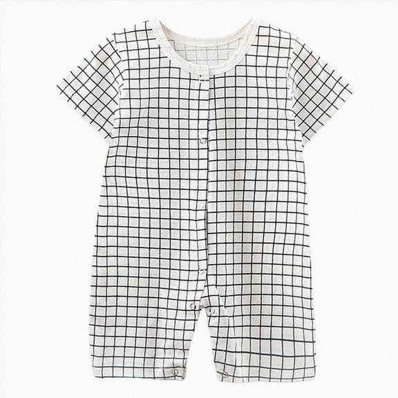 KPOPLK Baby Long Sleeve Romper Jumpsuit, Soft Rayon One Piece Pajamas Boy Girl(Black,6-12 Months)