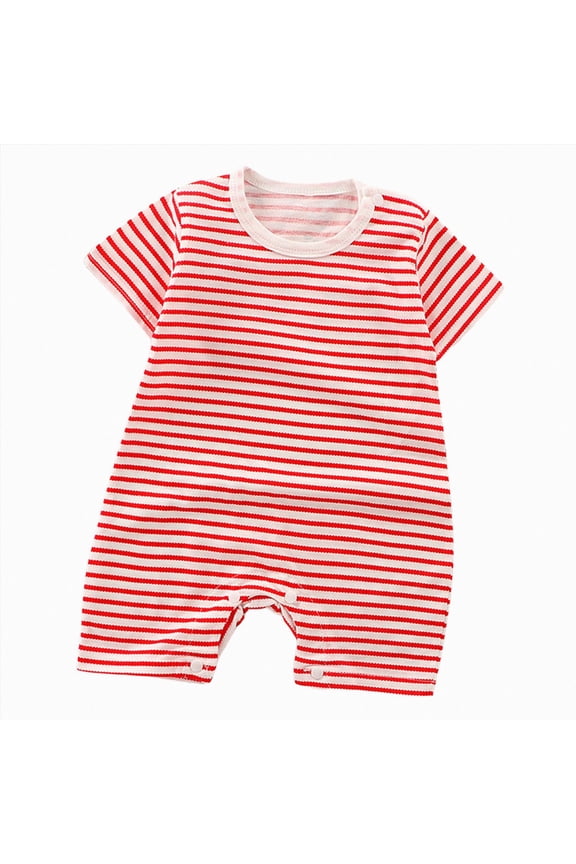 Baby Long Sleeve Romper Jumpsuit, Soft Rayon One Piece Pajamas Boy Girl(Red,18-24 Months)
