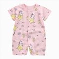 thumbnail image 1 of KPOPLK Baby One Piece Romper Soft Cotton Sleepwear Footed Jumpsuit for 0-12 Month (Gold,18-24 Months), 1 of 4