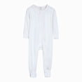 thumbnail image 1 of KPOPLK Baby Organic Cotton Footed Pajamas for Boys Zipper PJS Sleeper Long Sleeve Snug Fit Sleepwear Jumpsuit with Non-Slip Bee Grips Size 12-18 Months, 1 of 9