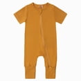 thumbnail image 1 of KPOPLK Baby Pajamas, Long Sleeve with Snap Closure Pajamas Sleepers(Yellow,6-12 Months), 1 of 9
