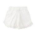 thumbnail image 1 of KPOPLK Baby Shorts for Toddler Girls 9 12 18 Months 2T 3T 4T Ruffle Baby Shorts Infant Solid Casual Shorts Size 3-4 Years,White, 1 of 5