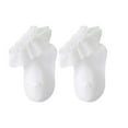 thumbnail image 1 of KPOPLK Baby Socks Crew Made with Soft Organic Cotton with Non-Slip Grips for Babies(6-8 Years,F21-White), 1 of 5